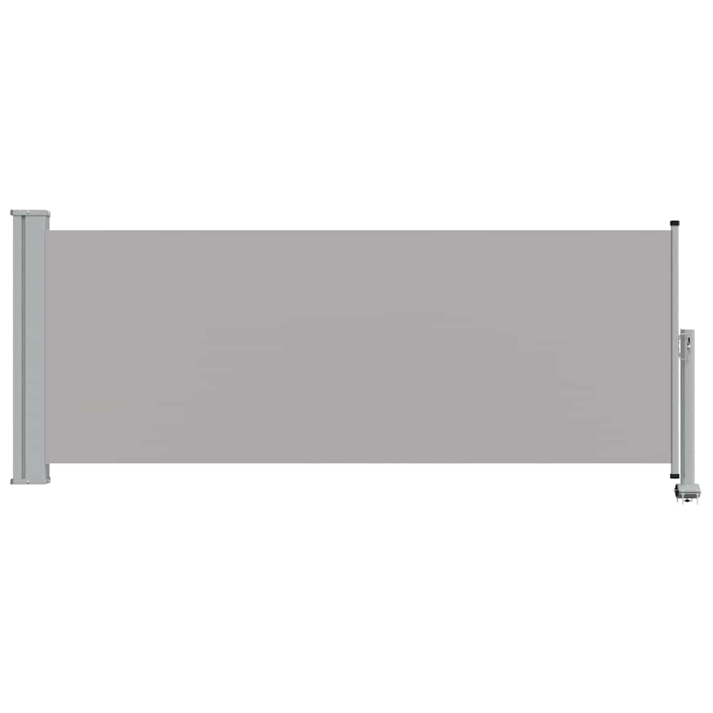 Ausziehbare Seitenmarkise 100x300 cm Grau