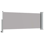 Ausziehbare Seitenmarkise 100x300 cm Grau