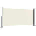Ausziehbare Seitenmarkise 120x300 cm Creme