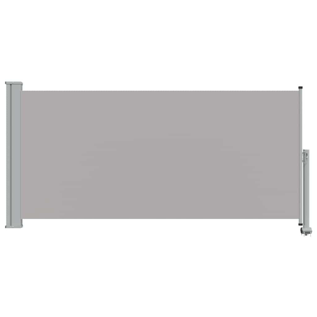 Ausziehbare Seitenmarkise 120x300 cm Grau