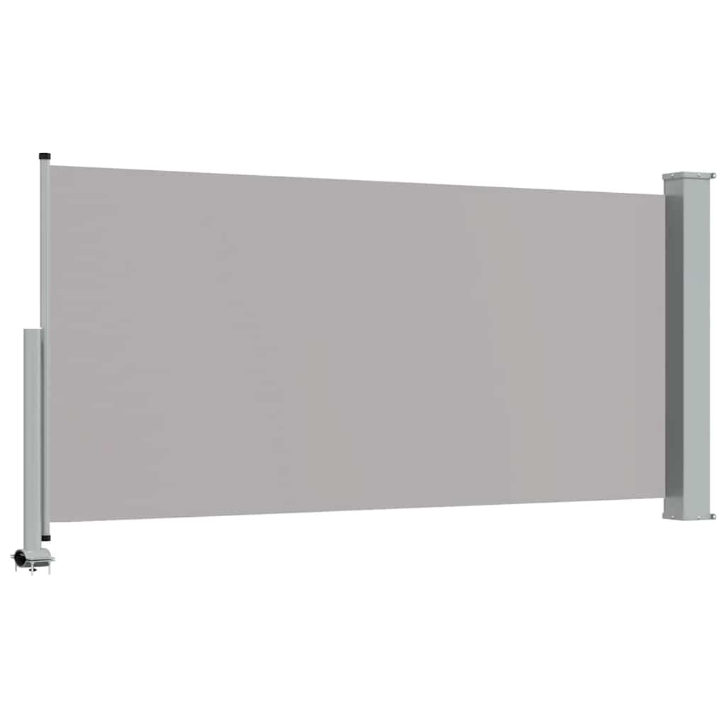 Ausziehbare Seitenmarkise 120x300 cm Grau