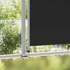 Ausziehbare Seitenmarkise 140x300 cm Schwarz