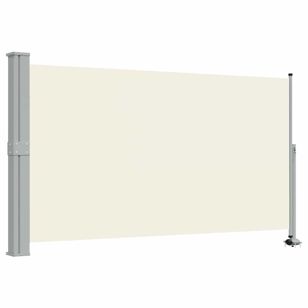 Ausziehbare Seitenmarkise 140x300 cm Creme