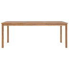 Gartentisch 200x100x77 cm Massivholz Teak