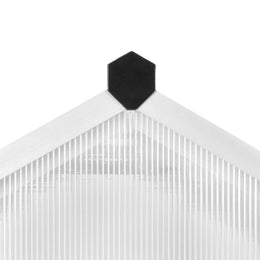 vidaXL Gewächshaus Aluminium 302x190x195 cm 11,19 m³