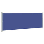 Ausziehbare Seitenmarkise 160x500 cm Blau
