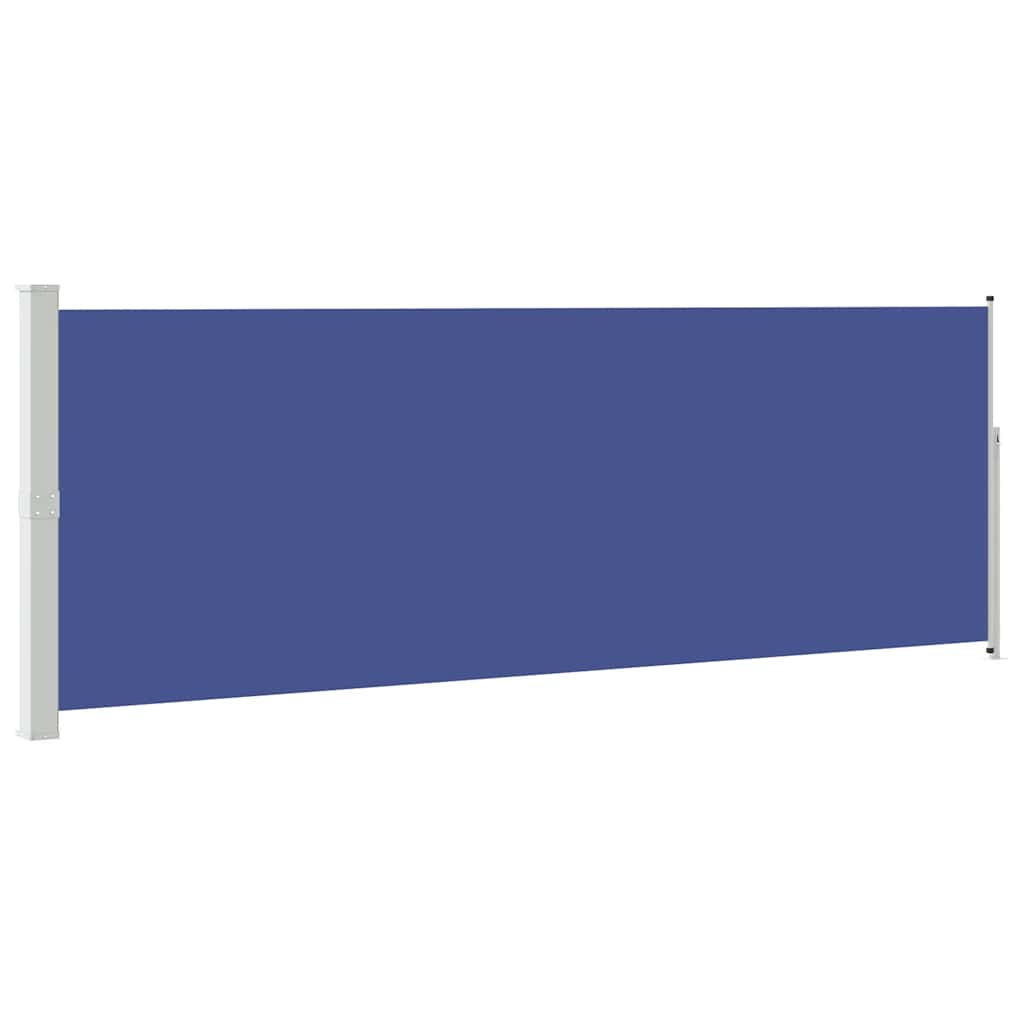 Ausziehbare Seitenmarkise 160x500 cm Blau