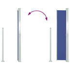 Ausziehbare Seitenmarkise 160x500 cm Blau