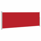 Ausziehbare Seitenmarkise 160x500 cm Rot