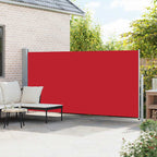 Ausziehbare Seitenmarkise 160x500 cm Rot