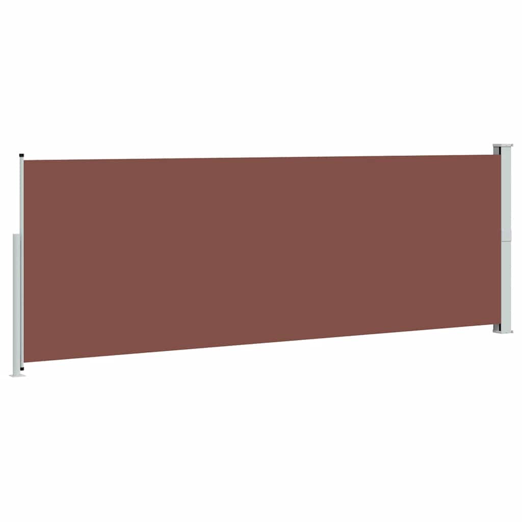 Ausziehbare Seitenmarkise 160x500 cm Braun
