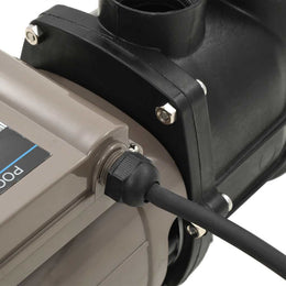 vidaXL Poolpumpe mit Timer Schwarz 0,25 PS 8000 L/h