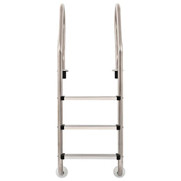 vidaXL Pool-Leiter 3 Stufen 120 cm Edelstahl 304