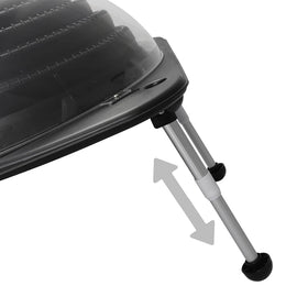 vidaXL Solar-Poolheizung 75 x 75 x 36 cm HDPE Aluminium