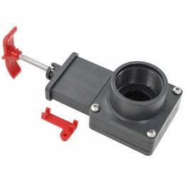 vidaXL Pool Absperrschieber 2-tlg. 1,5"