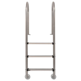 vidaXL Pool-Leiter 3 Stufen 120 cm Edelstahl 304