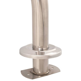vidaXL Pool-Leiter 3 Stufen 120 cm Edelstahl 304