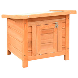 vidaXL Katzenhaus 50x46x43,5 cm Kiefernholz & Tannenholz
