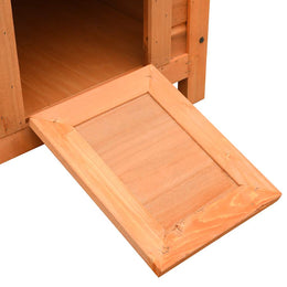 vidaXL Katzenhaus 50x46x43,5 cm Kiefernholz & Tannenholz
