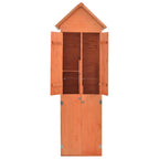 Garten-Geräteschuppen 71x60x213 cm Holz