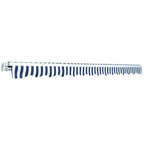 Gelenkarmmarkise 450 cm Blau/Weiß