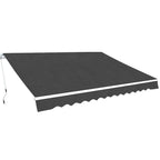 Gelenkarmmarkise 450 cm Anthrazit
