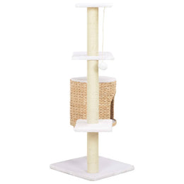 vidaXL Katzen-Kratzbaum Sisal Seegras