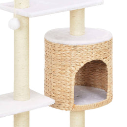 vidaXL Katzen-Kratzbaum Sisal Seegras