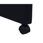 Esszimmerstühle 2 Stk. Schwarz Kunstleder