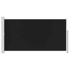 Seitenmarkise 160x300 cm Schwarz