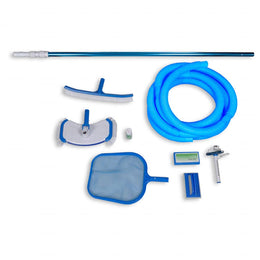 KOMPLETTES Pool Reinigungsset Poolset XXL Zubehör Set