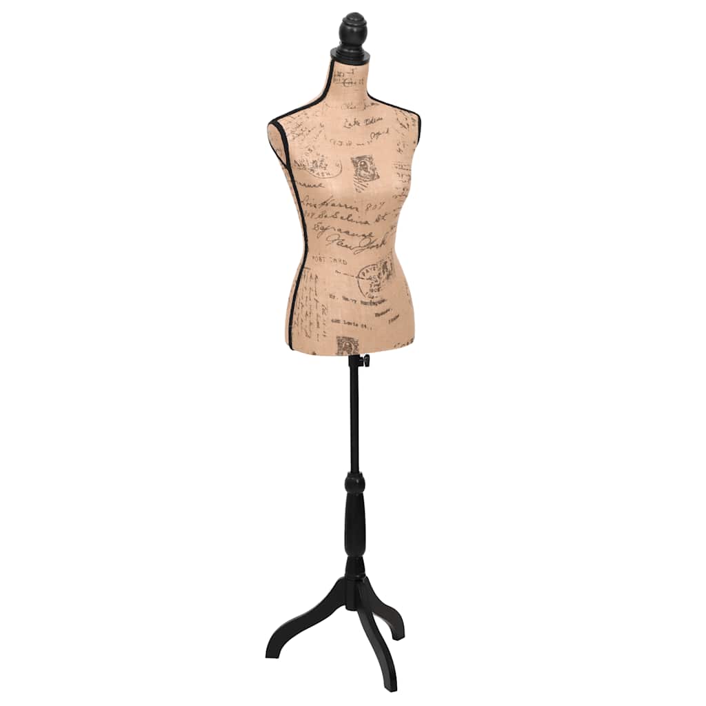 Damenbüste Schneiderpuppe Büste Torso Angezogen Mannequin Jute