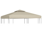 Pavillon-Ersatzdach 310 g/m² Beige 3x3 m