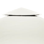 Pavillon-Ersatzdach 310 g/m² Cremeweiß 3x4 m