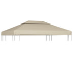 Pavillon-Dachplane Ersatzdach 310 g/m² Beige 3×4 m