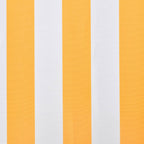 Markisenbespannung Canvas Sonnenblumengelb & Weiß 3x2,5 m