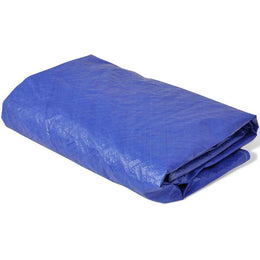 vidaXL Poolabdeckung PE Rundform 450 - 457 cm 90 g/m²