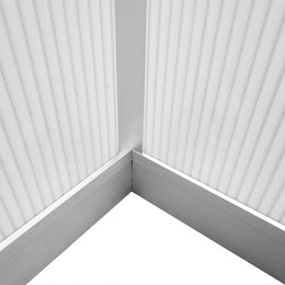 vidaXL Gewächshaus mit Fundament Verstärkt Aluminium 4,6 m²