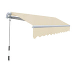 Markisengestell 4x3 m Automatik-Aufrollsystem Aluminium