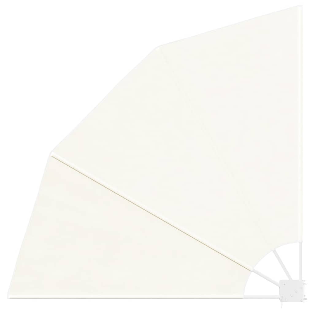 Faltbarer Balkonfächer Creme 140×140 cm