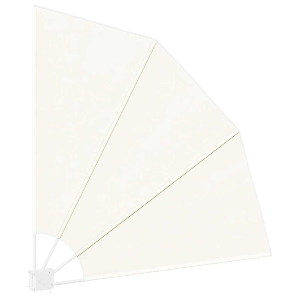 Faltbarer Balkonfächer Creme 140×140 cm