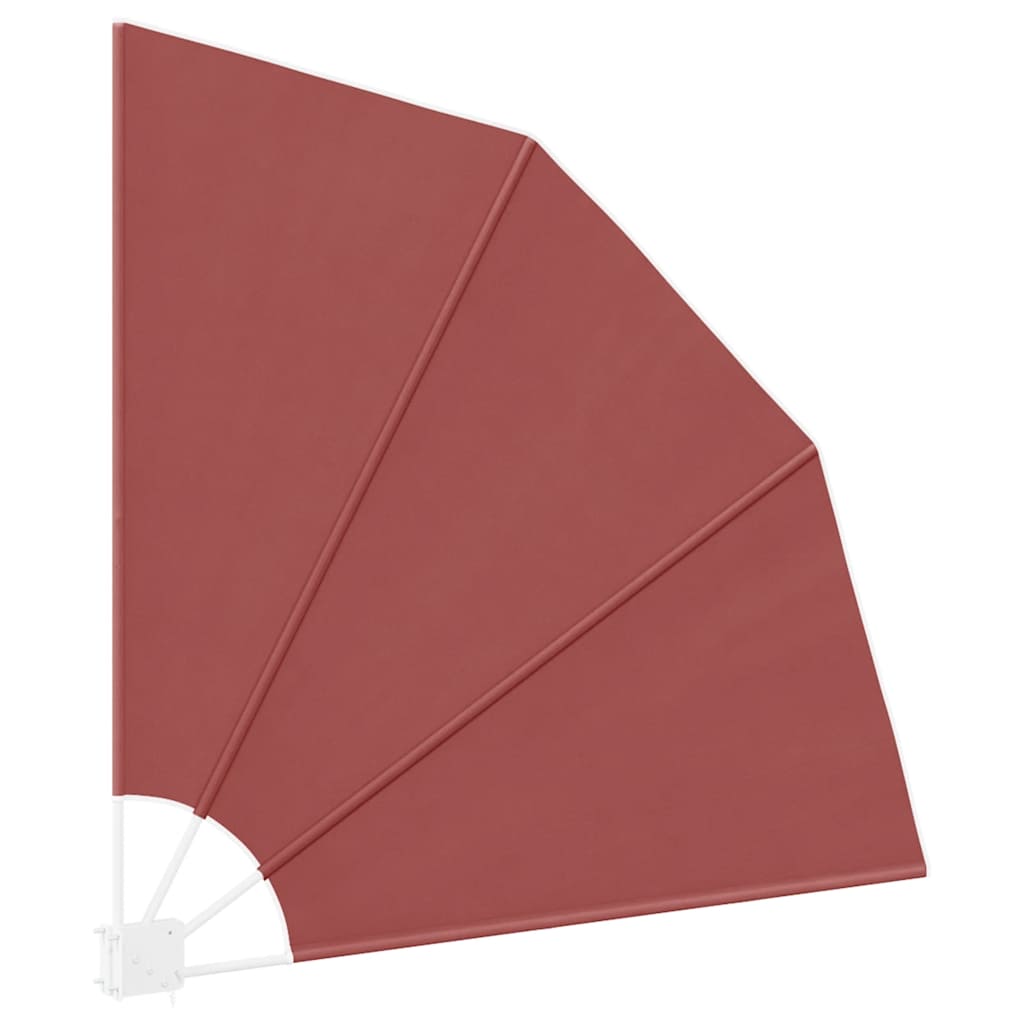 Faltbarer Balkonfächer Terracotta-Rot 140×140 cm