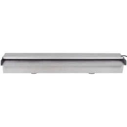 vidaXL Pool-Wasserfall Fontäne mit LEDs Rechteckig Edelstahl 60 cm
