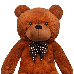 vidaXL Weicher XXL-Plüsch-Teddybär Braun 160 cm
