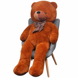 vidaXL Weicher XXL-Plüsch-Teddybär Braun 160 cm