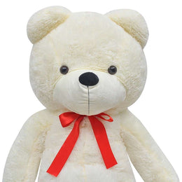 vidaXL Weicher XXL-Plüsch-Teddybär Weiß 160 cm