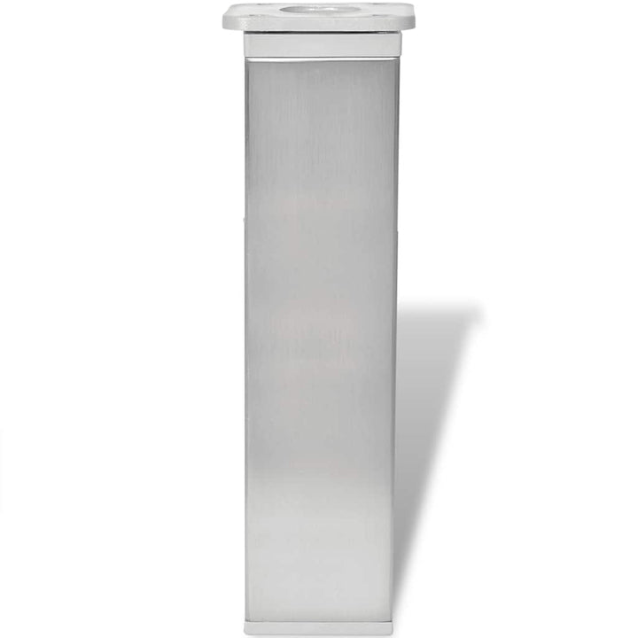 Sofabeine 4 pcs Silber 38 x 38 x 180 mm Eisen