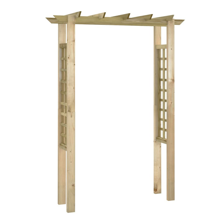 Gartenlaube Rosenbogen 150 x 60 x 204 cm Holz Imprägniert