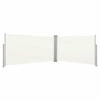 Ausziehbare Seitenmarkise 160x600 cm Creme