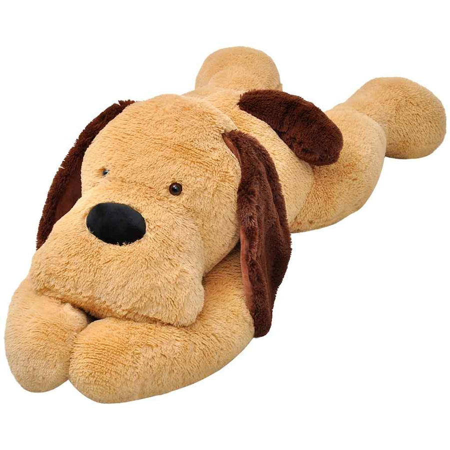 Hund Kuscheltier Plüsch Braun 160 cm